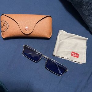 ✨Ray-Ban✨ Blue Rectangular Sunglasses
